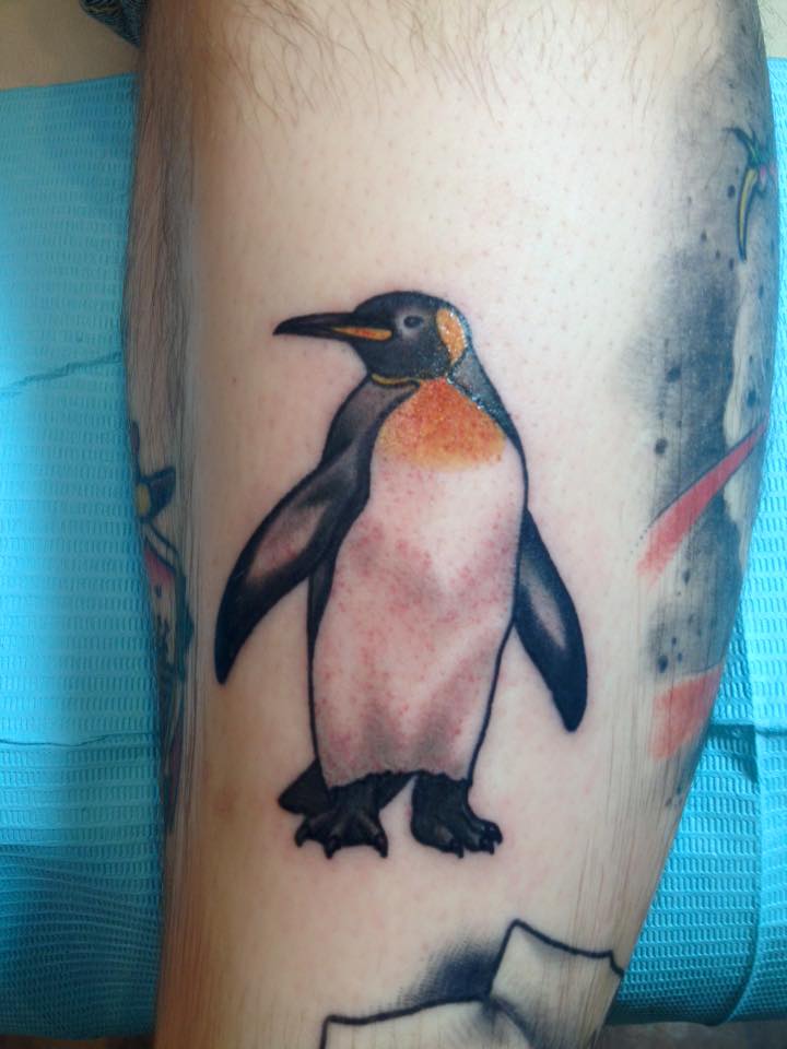 Penguin tattoo